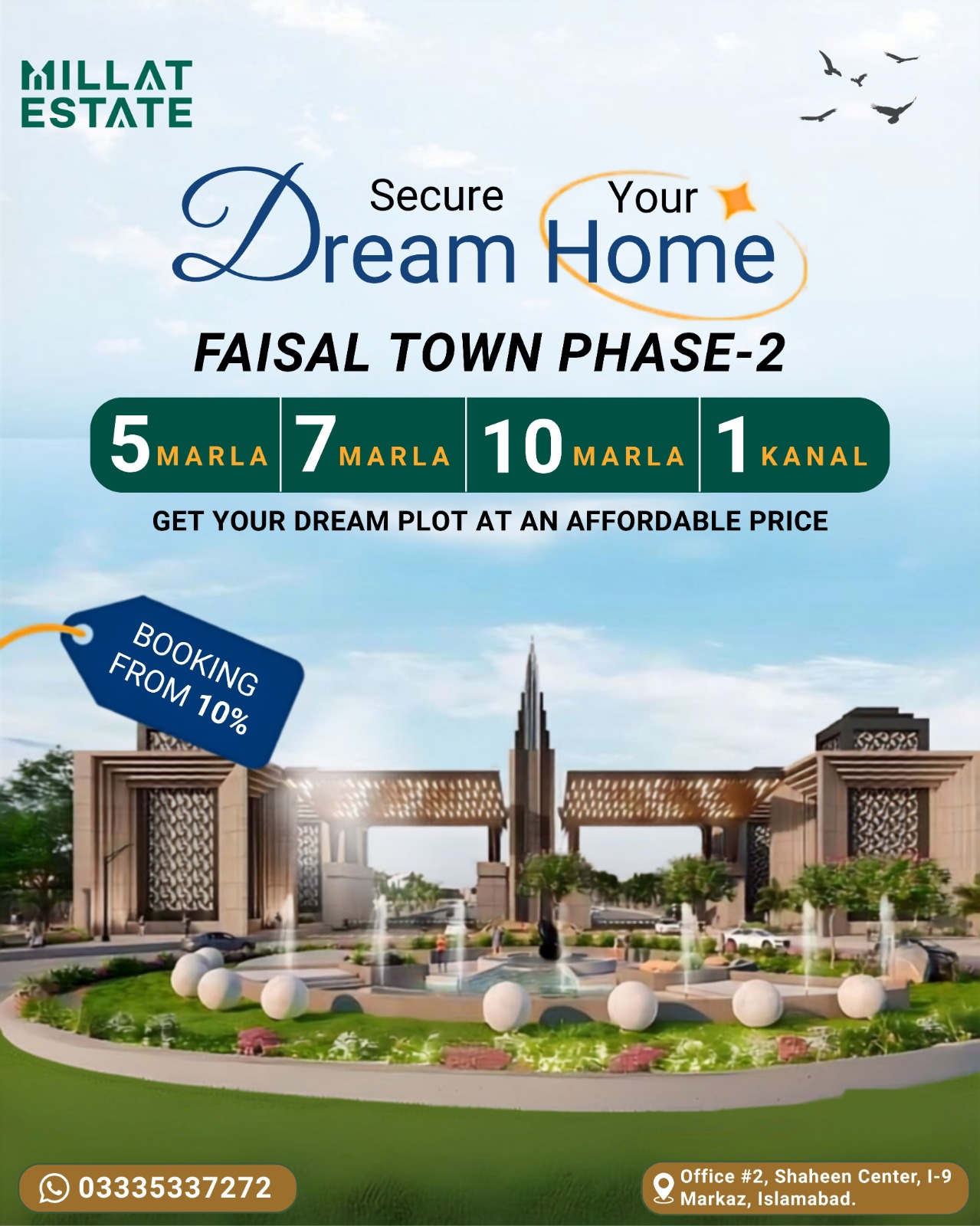 Faisal Town Phase 2 Opportunities - Millat Estate